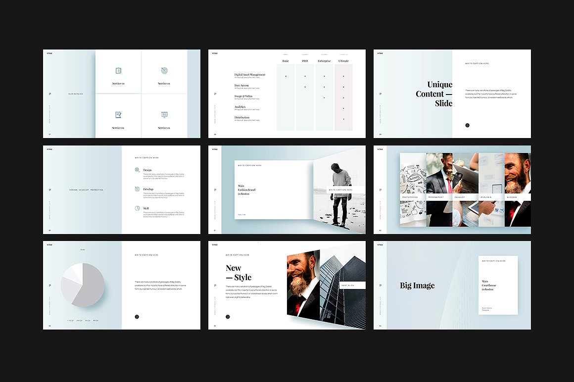产品服务项目介绍演示Google幻灯片模板 STYLE Google Slides Template插图(4)