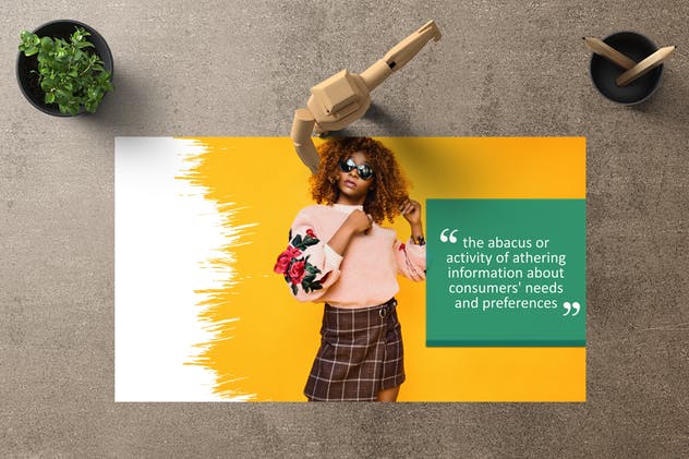 创意设计/摄影工作室介绍PPT模板下载 MILD Powerpoint Template插图(3)