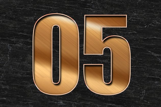 11种雕刻文字图层样式 11 Engraved Text Styles插图(6)