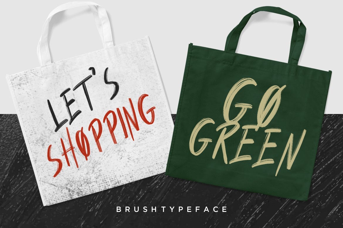 大胆阳刚风格英文手绘画笔字体 Humbolt Brush Typeface插图(4)