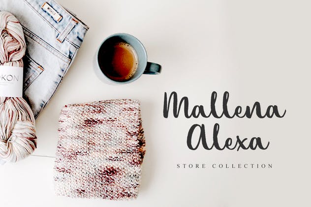 现代时尚字体二重奏:手写字体&无衬线字体 Lollitus Font Duo插图(5)