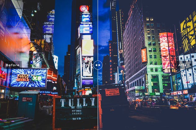 夜景照片后期处理调色LR预设 Night Life Mobile & Desktop Lightroom Presets插图(3)