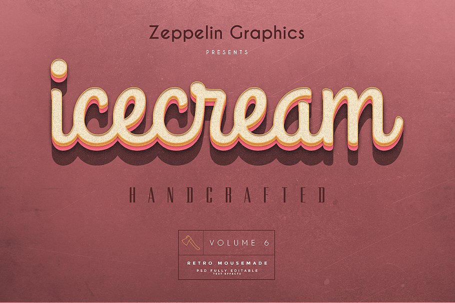 复古怀旧风格文本图层纹理v6 Vintage Text Effects Vol.6插图(10)