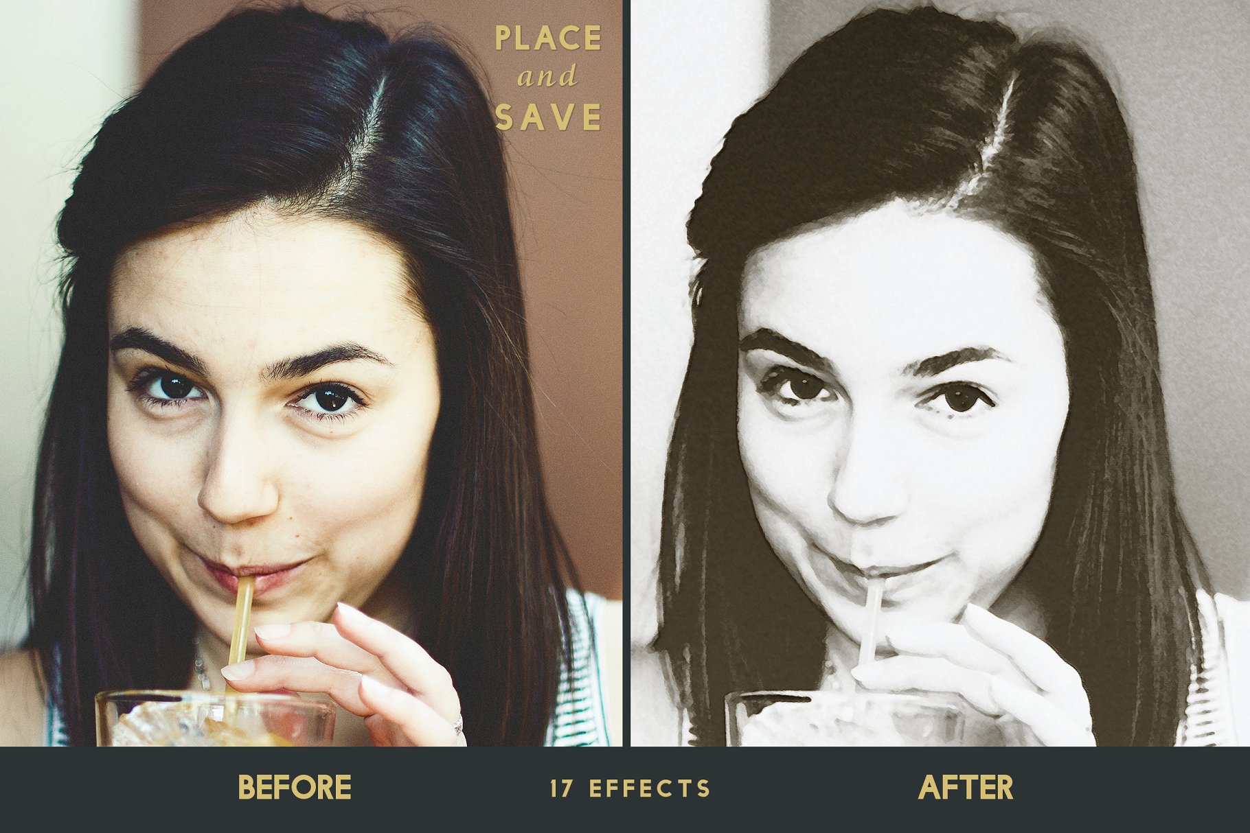 油画风格明信片效果图层样式 Postcard Shop for Adobe Photoshop插图(3)