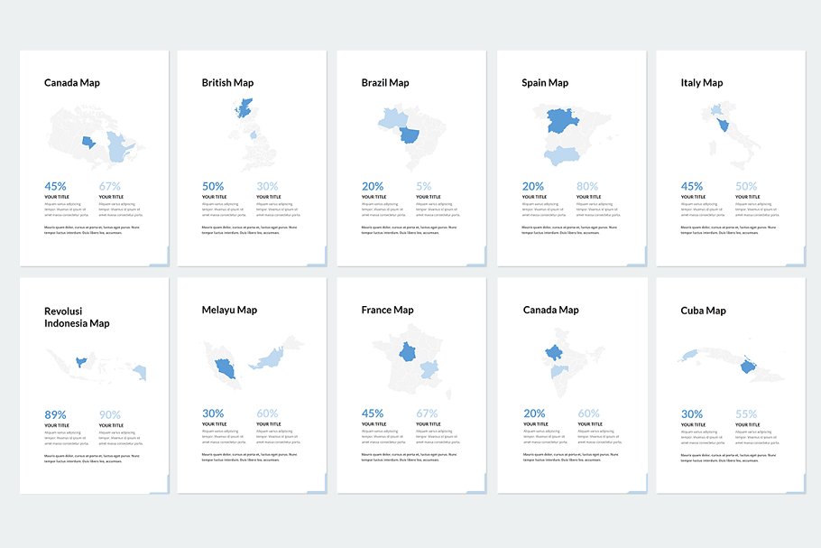 180页简约时尚风格Keynote幻灯片模板 Vertical Keynote插图(16)