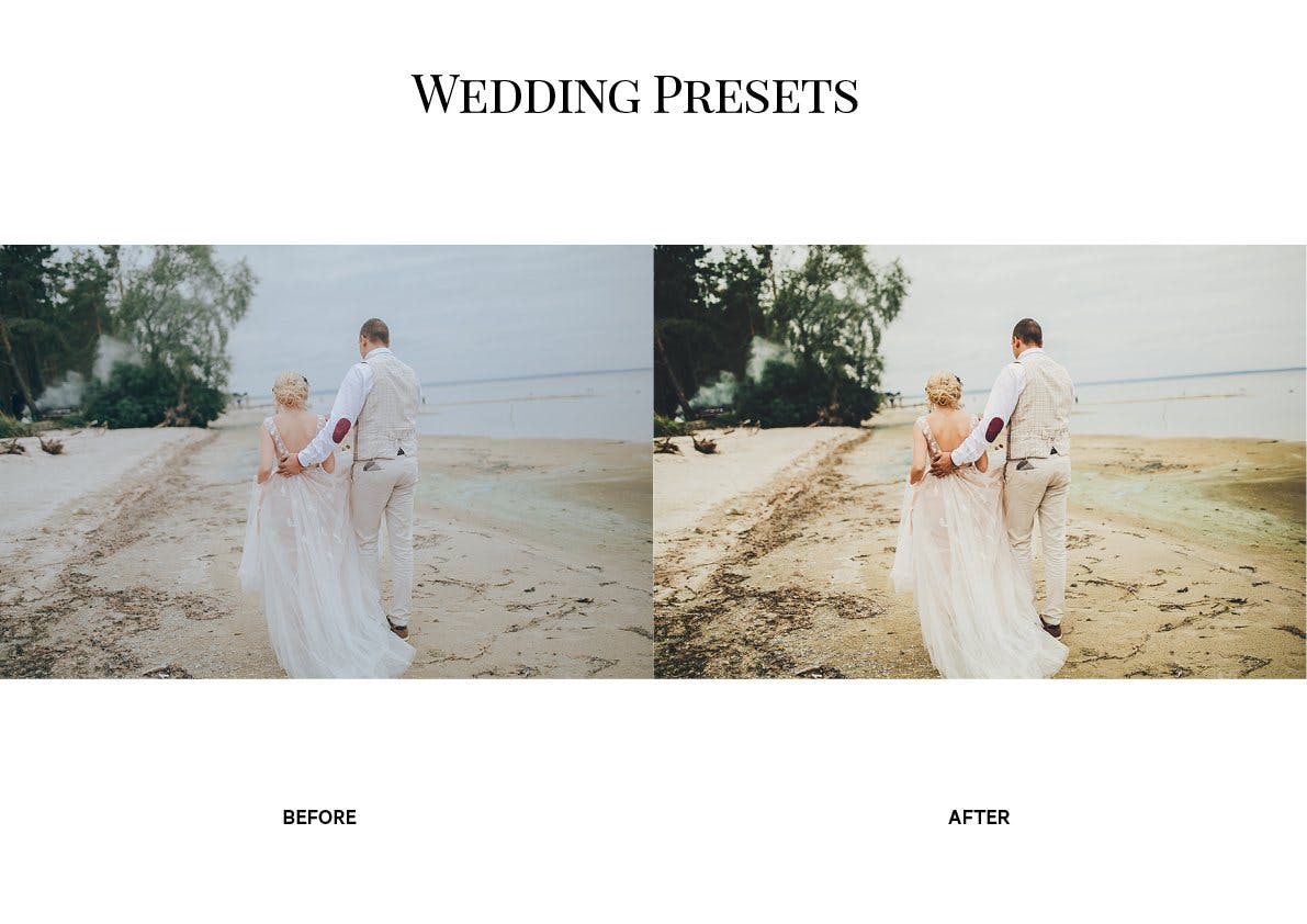 乡村婚纱婚礼照片调色Lightroom预设 The Rustic Wedding Lightroom Preset Collection插图(5)