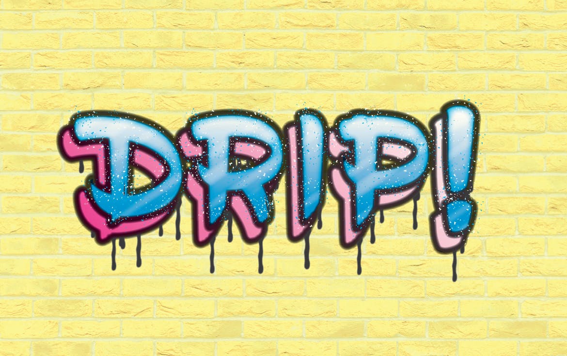 AI矢量设计街头涂鸦文字效果样式 Instant Graffiti Type Effects插图(4)