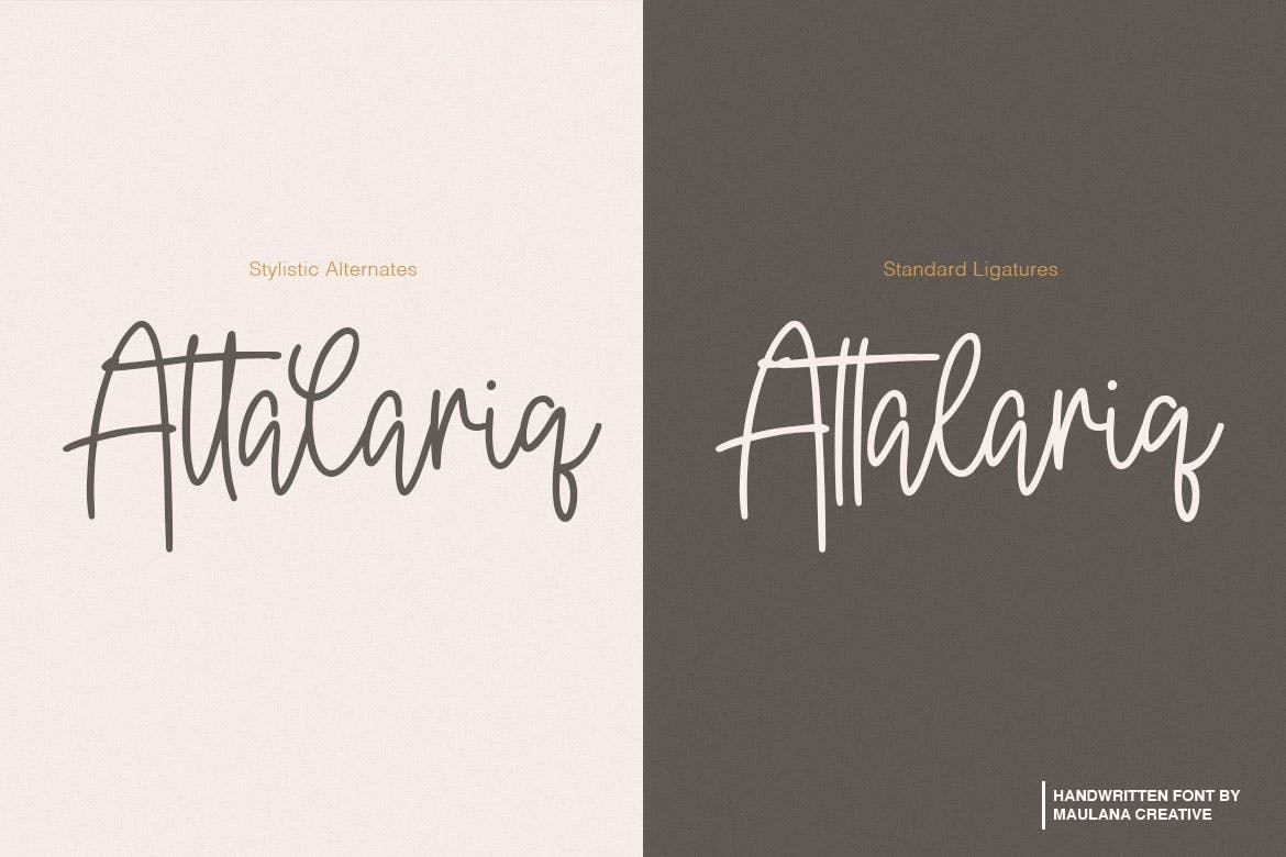 钢笔签名风格英文手写字体素材库精选 Oterdin – Handwritten Font插图(1)