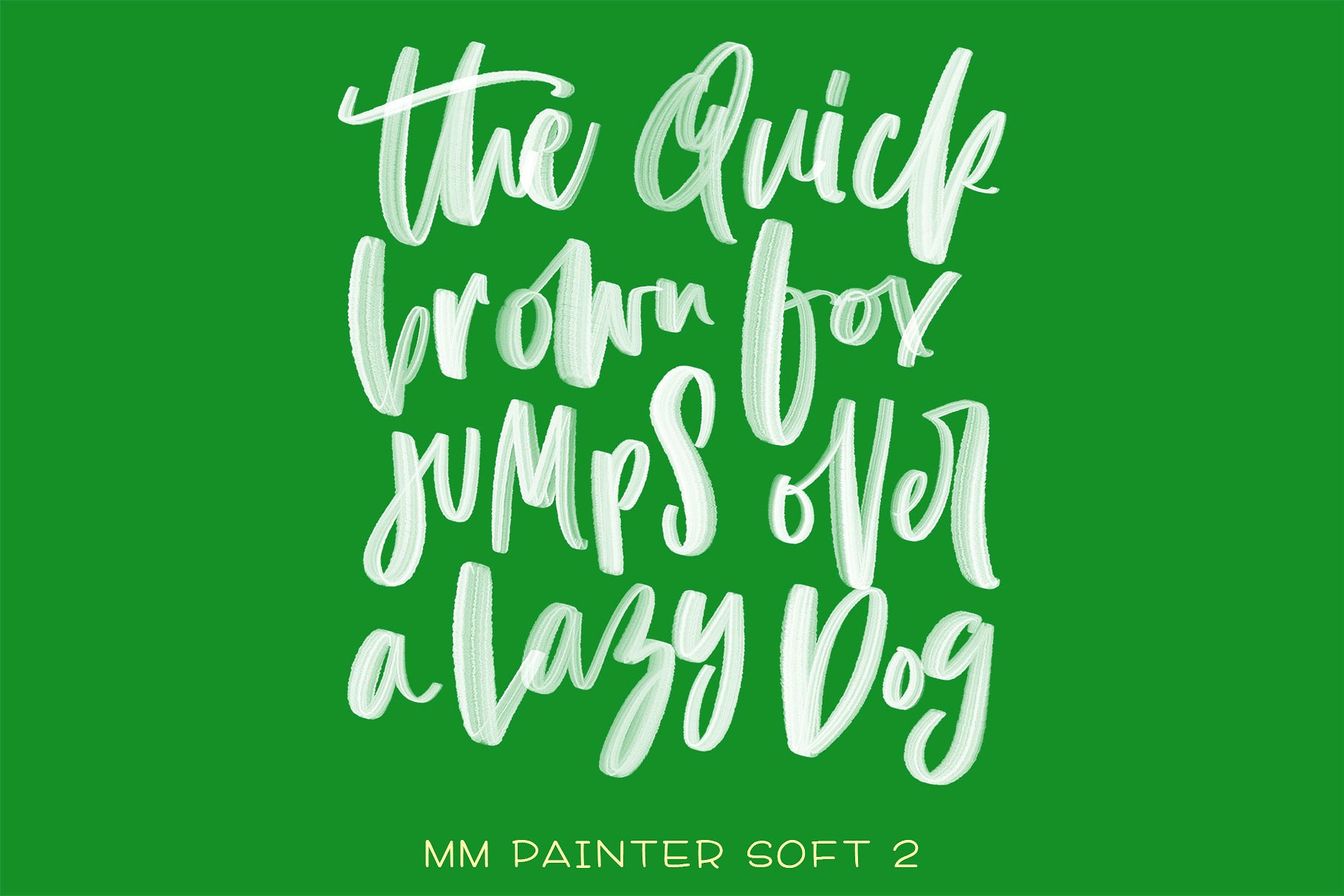 9款手写英文字体Procreate笔刷 Nine Lettering Brushes for Procreate插图(8)