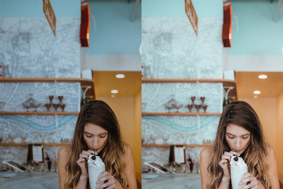 温暖棕褐色效果照片LR预设插图