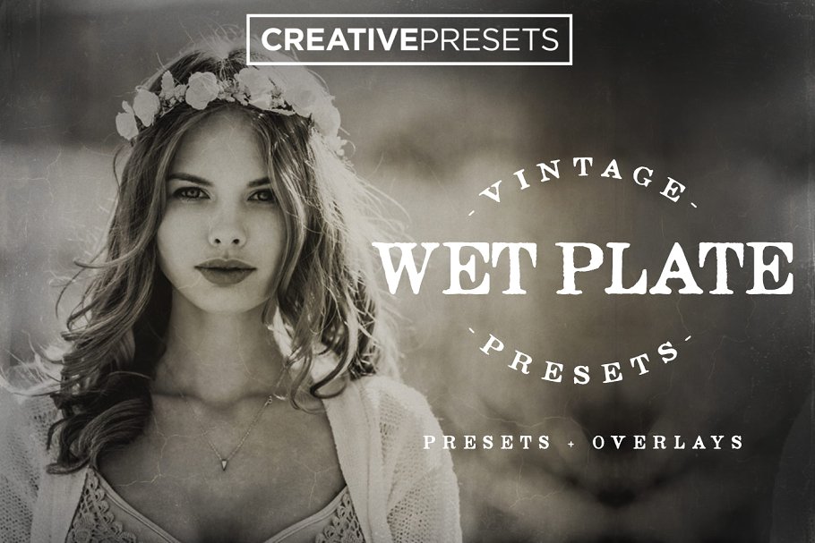 20种复古黑白老照片效果Lightroom预设 Wet Plate Lightroom Presets+Overlay插图(15)