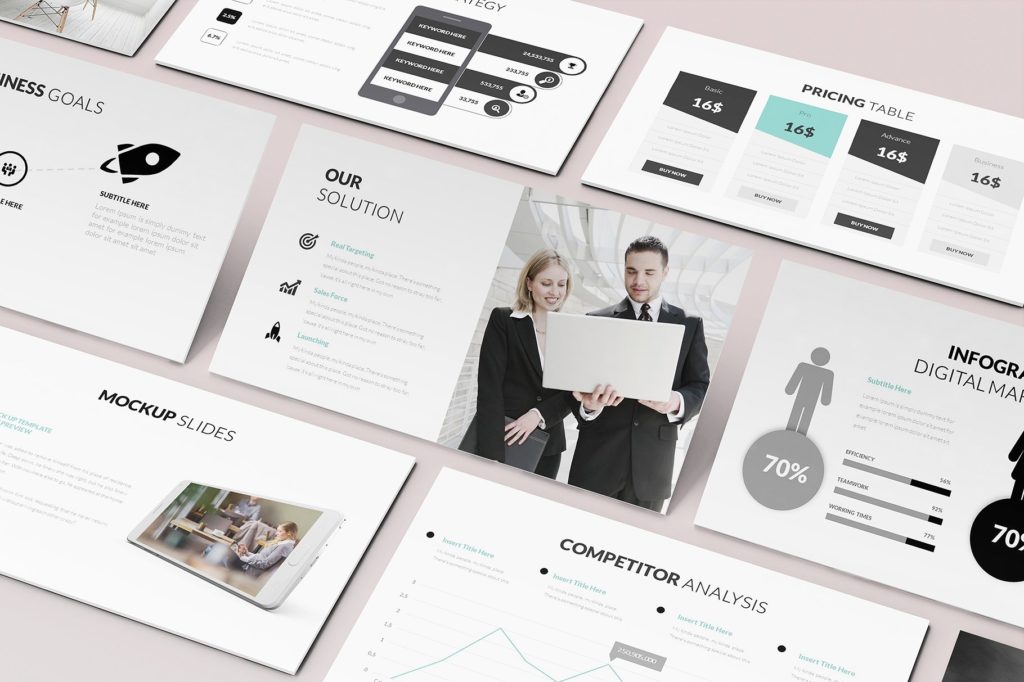 一套现代简约的企业PPT模版下载[pptx]插图(5)