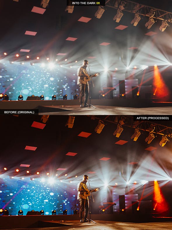 19个夜景摄影照片后期处理LR调色预设 19 Into The Dark Lightroom Presets插图(5)