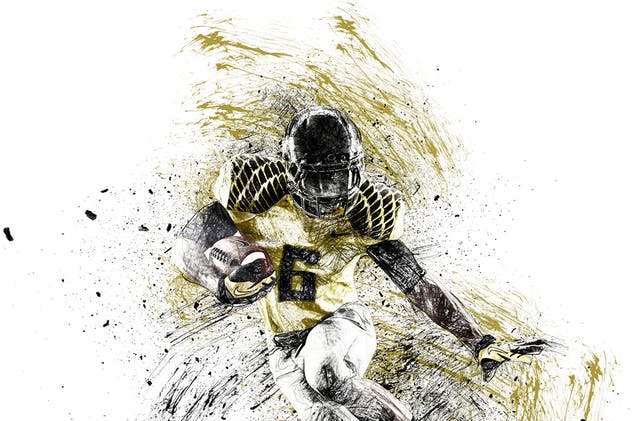 油墨涂鸦照片效果PS动作 Ink Scribbles Animation Photoshop Action插图(2)