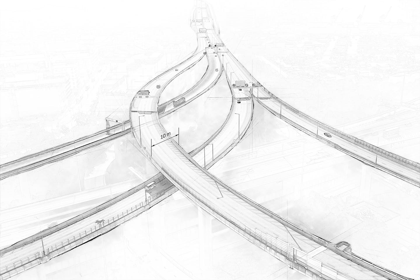 工业建筑设计素描特效照片处理PS动作 Architex CS3+ Photoshop Action插图(4)