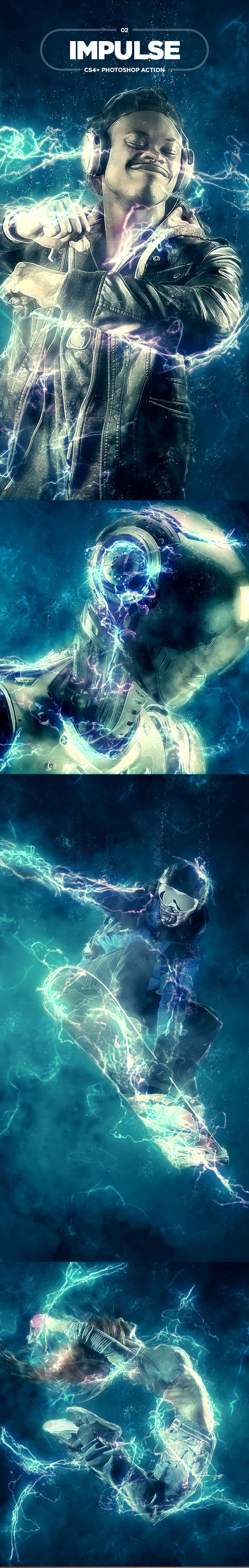 4套梦幻魔法特效的PS动作合辑 4 in 1 Stunning Bundle vol.2 [atn]插图(1)