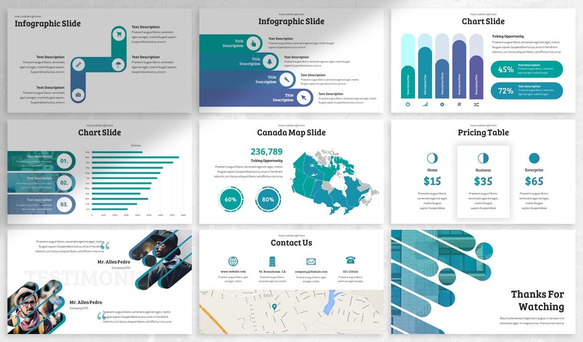 互联网科技公司业务介绍PPT幻灯片模板 Jaster – Abstract Powerpoint Template插图(3)