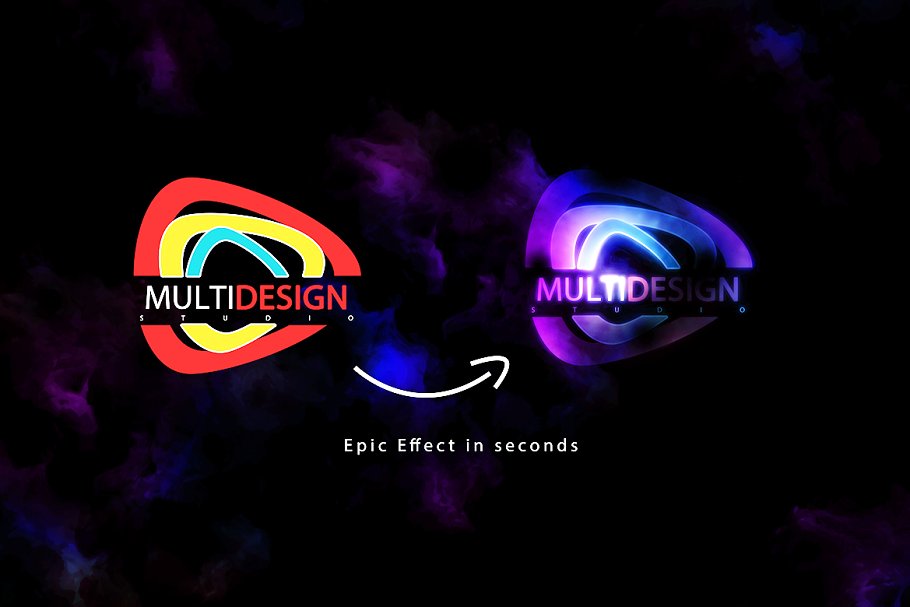 创意霓虹灯照片效果处理动作 Neon Dusty Effect插图(1)