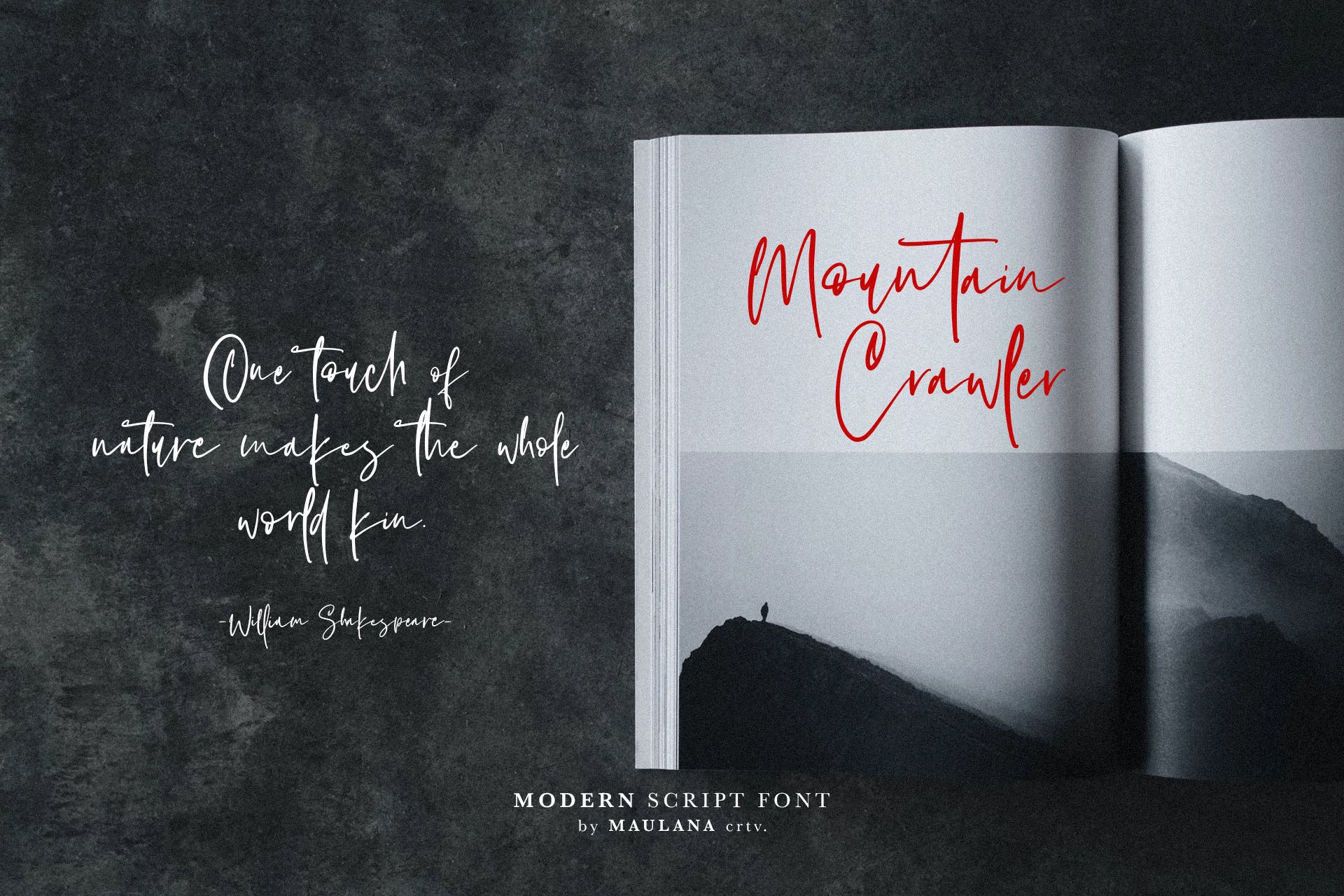 豪迈狂草英文书法字体下载 Hovercut Brush Script Font插图(6)