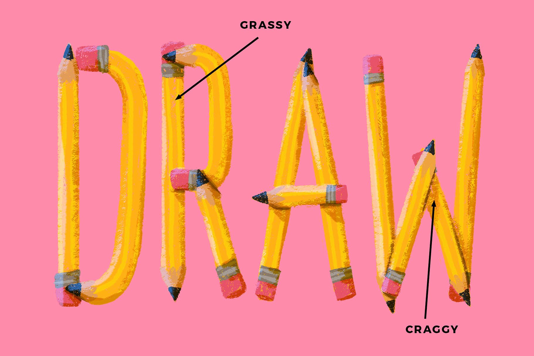 彩色粉笔蜡笔画Procreate专用笔刷 Texturrific Pastels for Procreate插图(1)