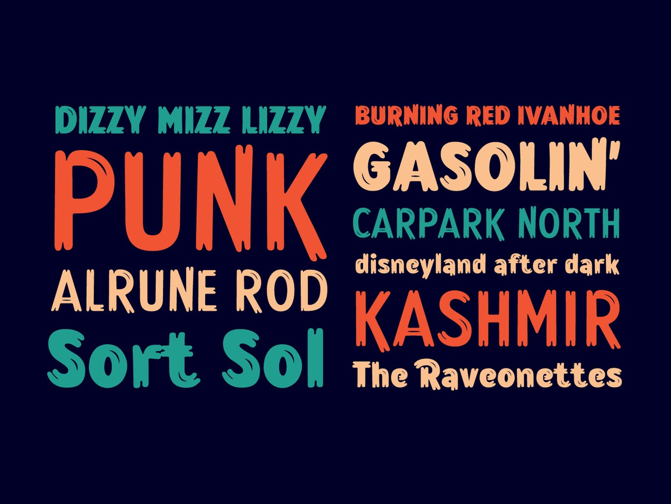 复古丹麦电影海报设计英文笔刷字体 Lonkie Brush插图(15)