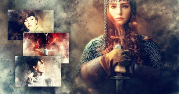 震撼战争烟雾效果照片处理PS动作 Haze Photoshop Action CS4+