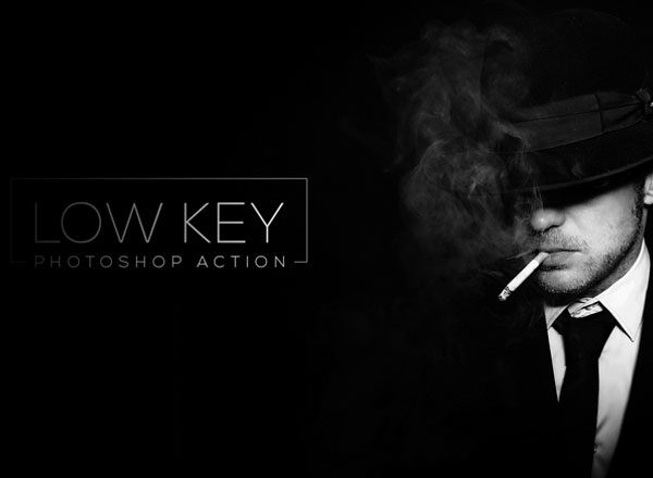 暗色调照片效果 PS 动作 Low Key Photoshop Action