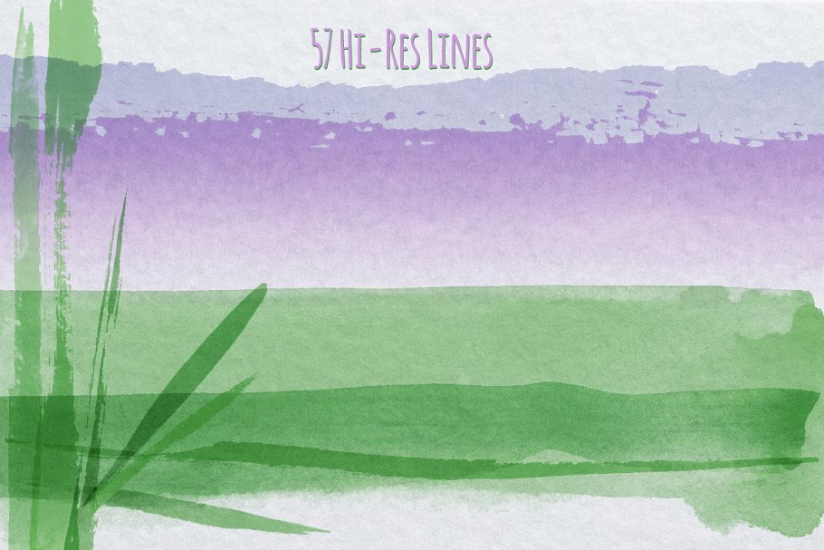 水彩图形PS笔刷 Watercolor Brushes Vol.2插图(3)