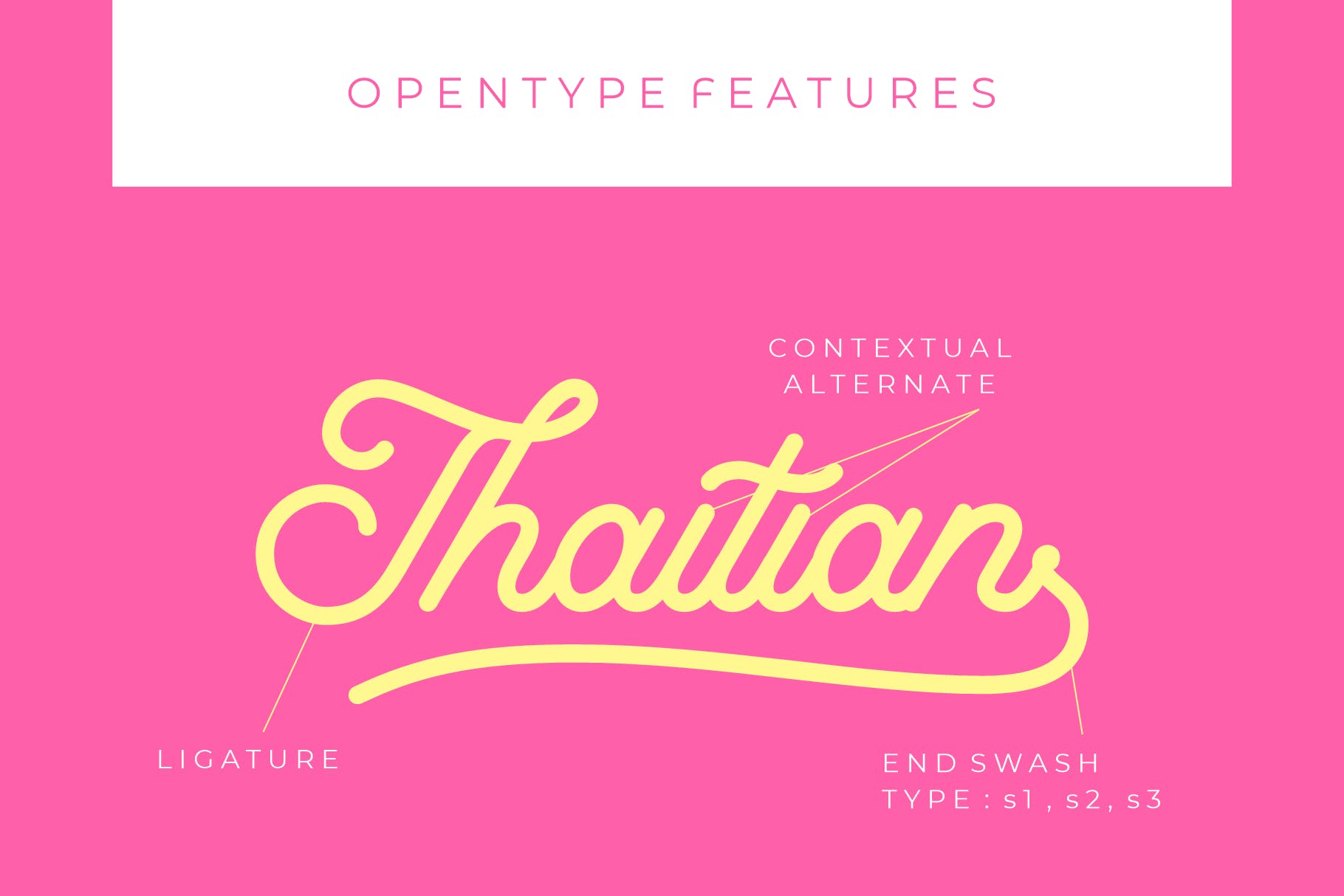 优雅圆滑可爱风格的monoline字体下载 Florista插图(8)