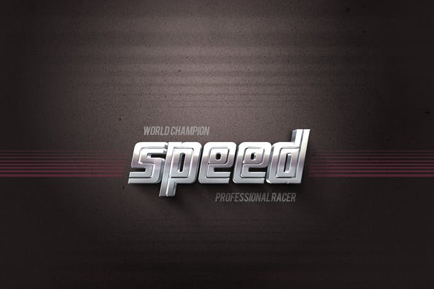 80年代复古风格文本特效文字样式v1 80’s Style Text Mockups V1插图(9)