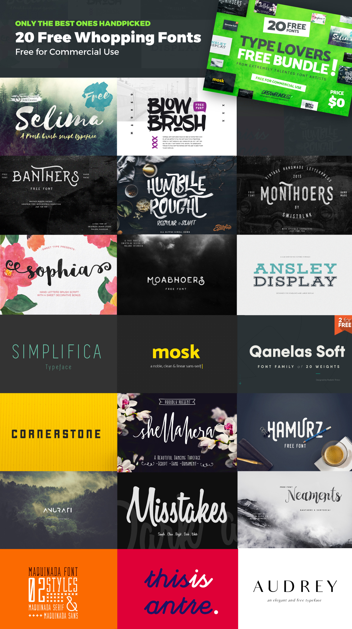 手写英文字体包下载 20 Whopping Fonts插图(121)