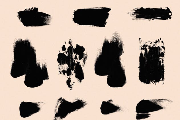 111个非凡令人着迷的PS画笔笔刷 Swirls & Strokes Brushes Set插图(13)