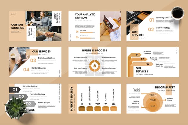 时尚企业介绍演示Keynote幻灯片模板 Steart – Pitch Deck Keynote Presentation插图(2)