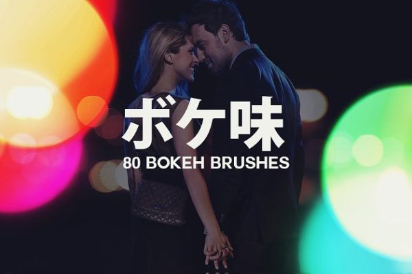 80款高清散景效果PS笔刷 Boke-Aji – 80 Large Bokeh Brushes