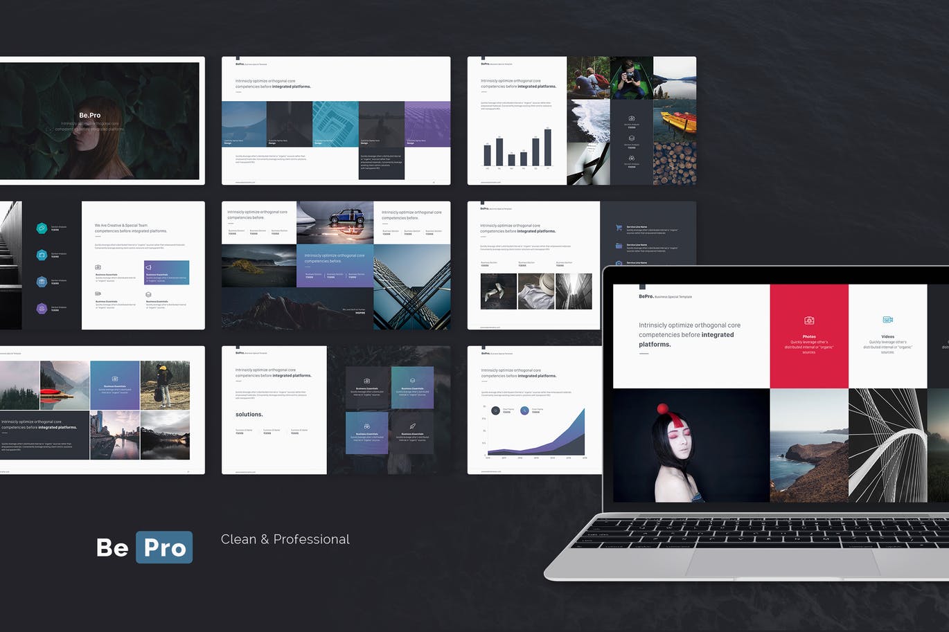 高端时尚的商务商业提案keynote幻灯片演示模版（key）插图