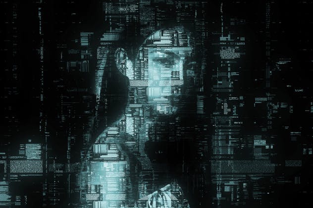 数字货币区块链抽象纹理PS动作 Blockchain 1 Photoshop Action插图(6)