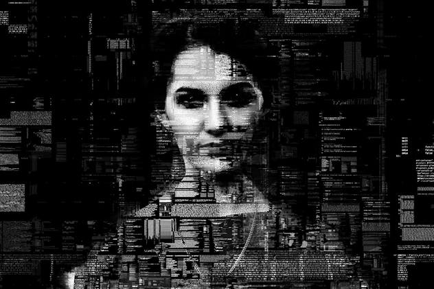 数字货币区块链抽象纹理PS动作 Blockchain 1 Photoshop Action插图(2)