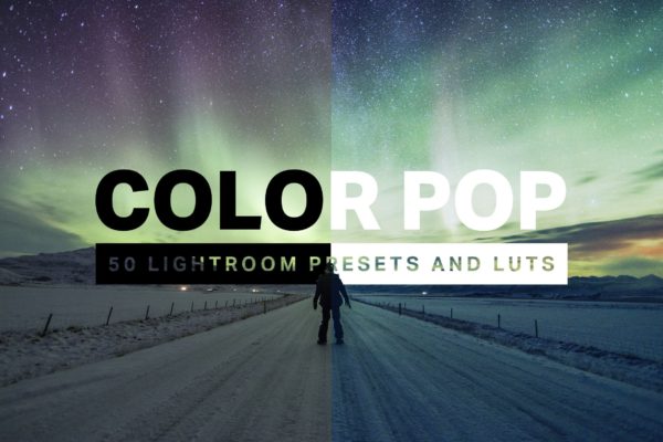 50种流行色色调照片滤镜素材库精选LR预设 50 Color Pop Lightroom Presets and LUTs