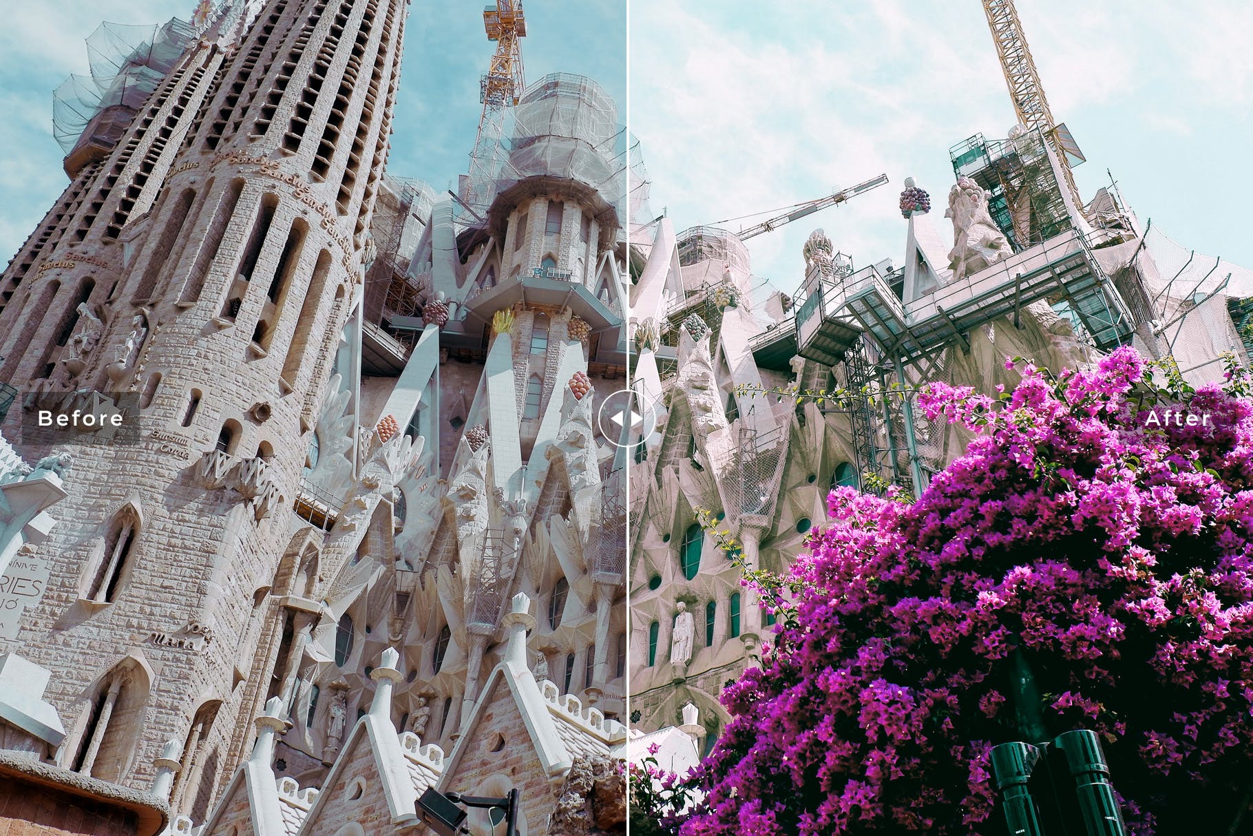 旅拍必备的LR明亮色调预设下载 Barcelona Mobile & Desktop Lightroom Presets插图(2)