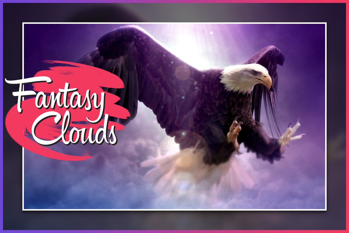 梦幻云/烟雾效果PS动作 Fantasy Clouds CS3+ Photoshop Action插图