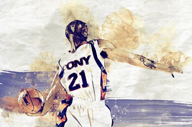 艺术水彩手绘效果一键生成PS动作 Artistic Watercolor Photoshop Action插图(3)