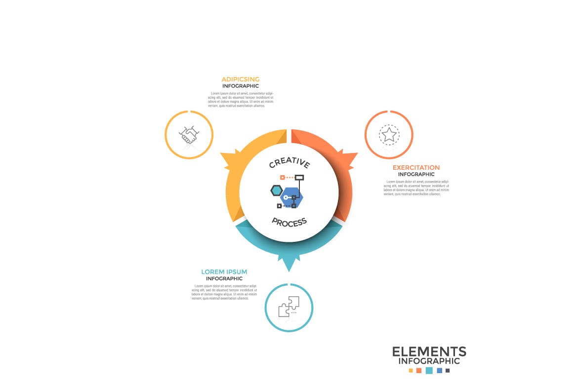 数据统计分析类幻灯片设计信息图表素材v14 Infographic Solutions. Part 14插图(3)