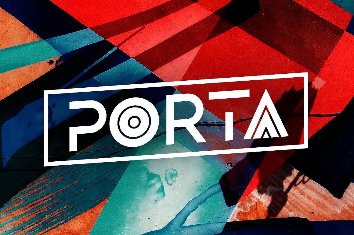 极简无衬线英文字体 Porta Sans – Light & Bold插图