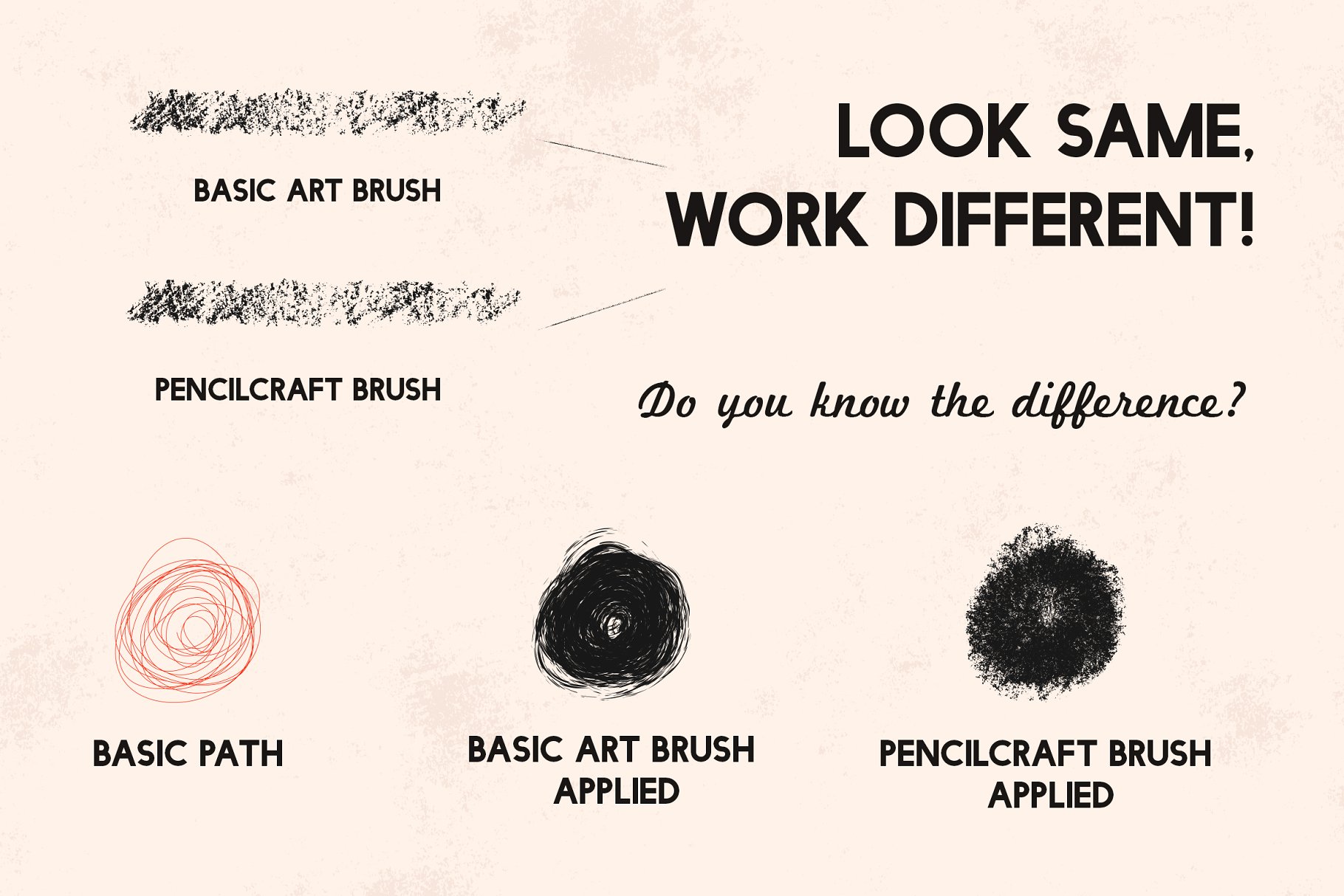 铅笔线条手绘素描AI笔刷 Pencilcraft Brushes by Guerillacraft插图(5)