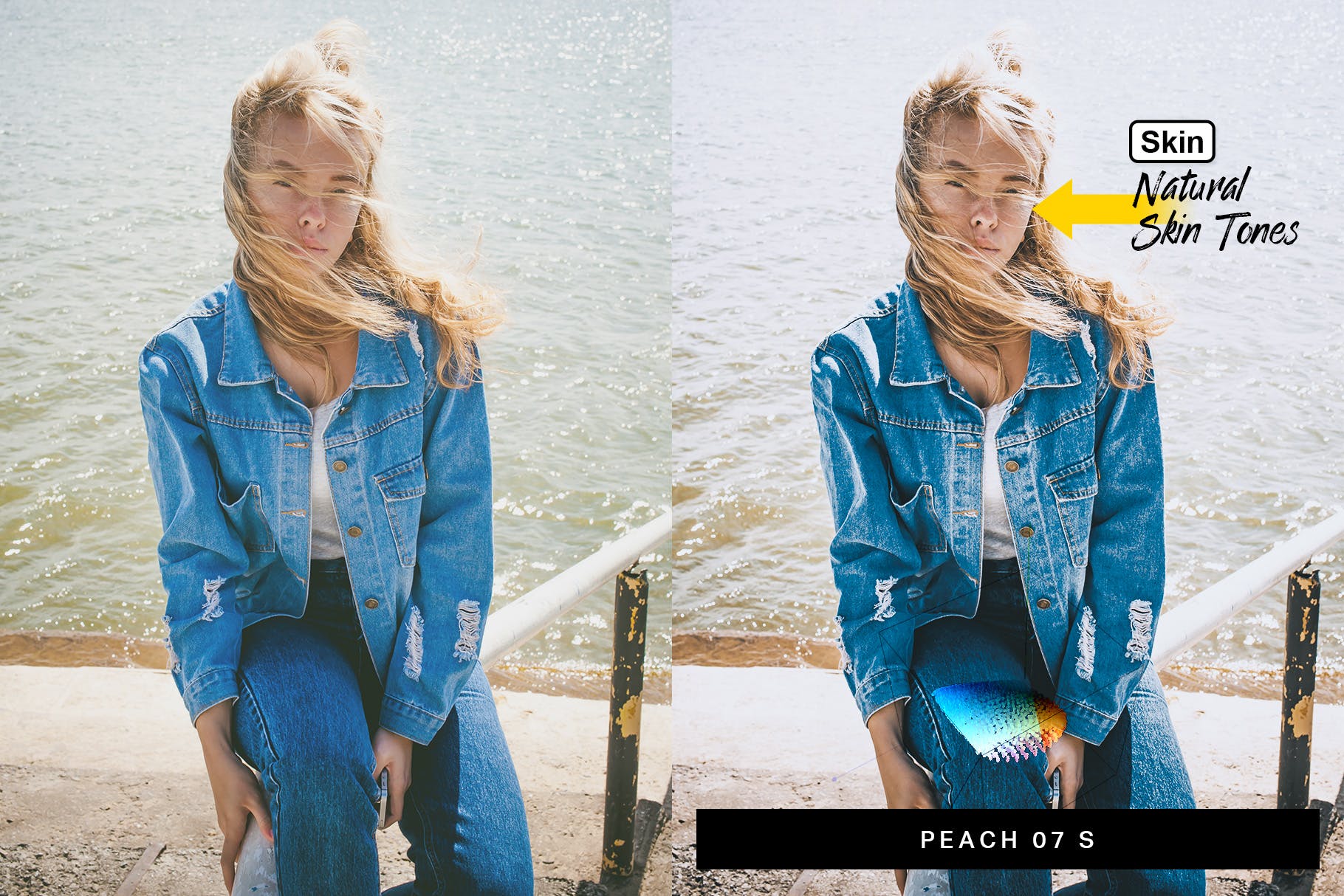 50种牛仔布时尚摄影调色滤镜素材库精选LR预设 50 Denim Fashion Lightroom Presets and LUTs插图(4)