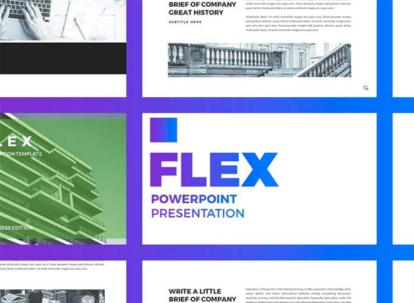 色彩个性年轻的幻灯片模版下载[pptx]