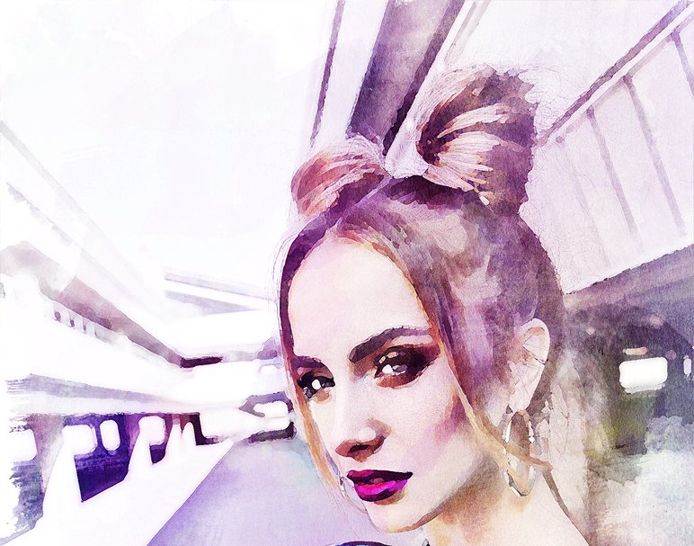 水彩绘画设计PS动作套装v3 Watercolor Painting Studio Vol. 03插图(4)