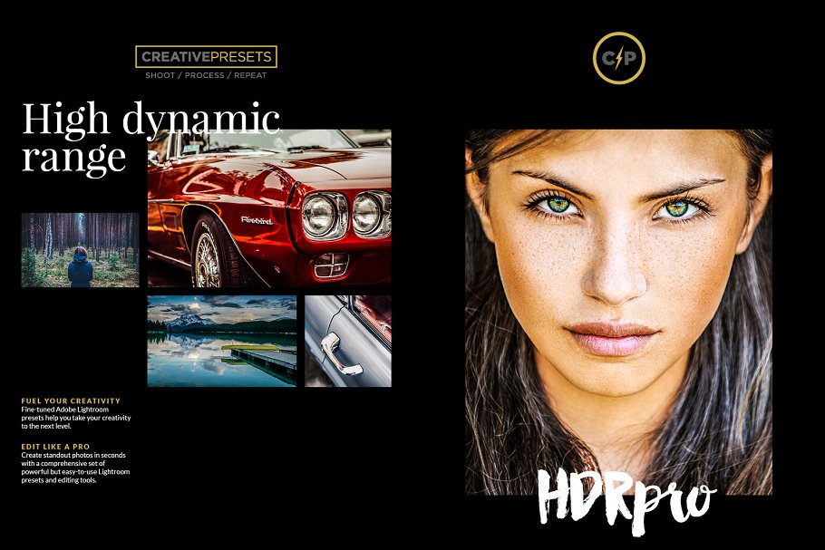 HDR照片效果处理LR预设 HDR PRO – Lightroom Presets插图(1)