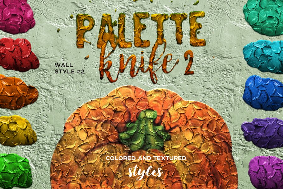 油画风格PS图层样式 Oil Painting Photoshop Layer Styles插图(8)