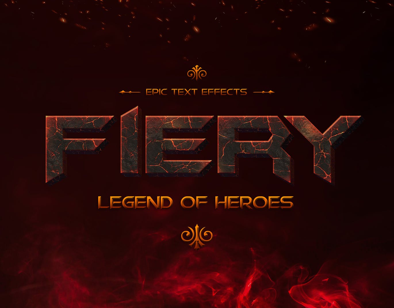 史诗文字标题字体效果PSD图层样式模板 Epic Text Effects插图(5)